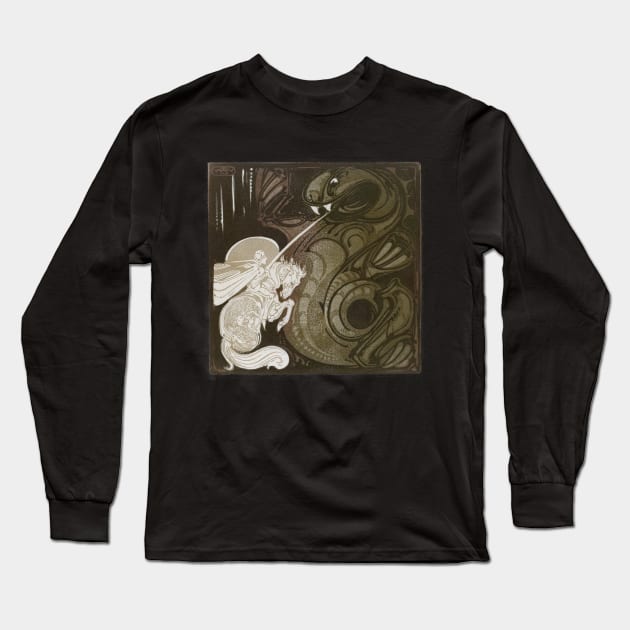 St George and the Dragon Long Sleeve T-Shirt by UndiscoveredWonders